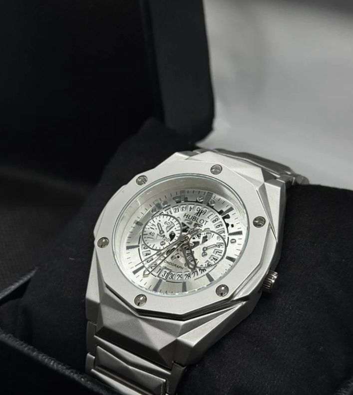 Diamond Skeleton Hublot Watch
